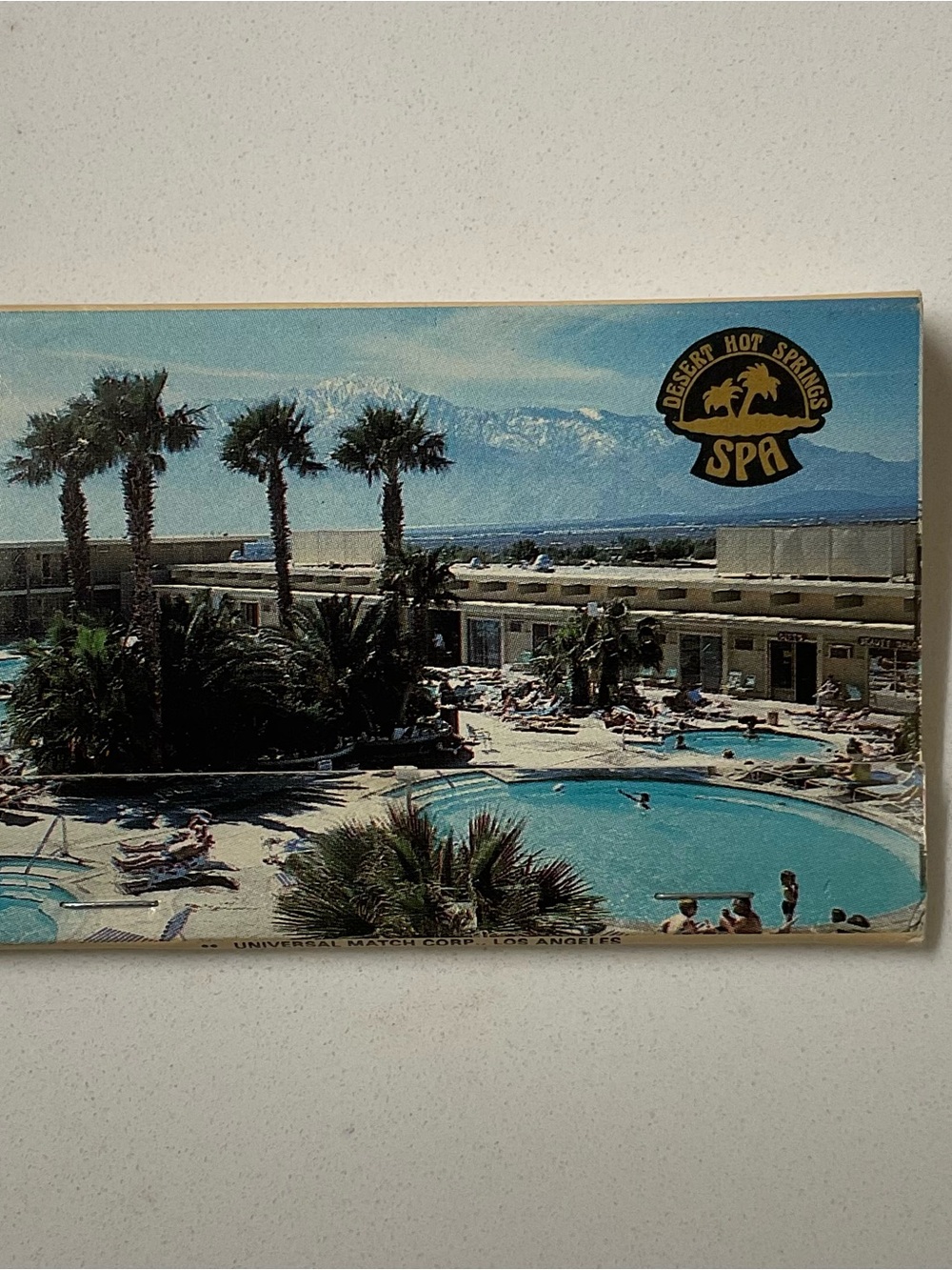 Desert Hot Springs Hotel and Resort Matchbook